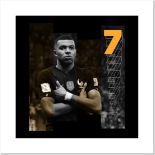 Mbappe 7 Posters and Art